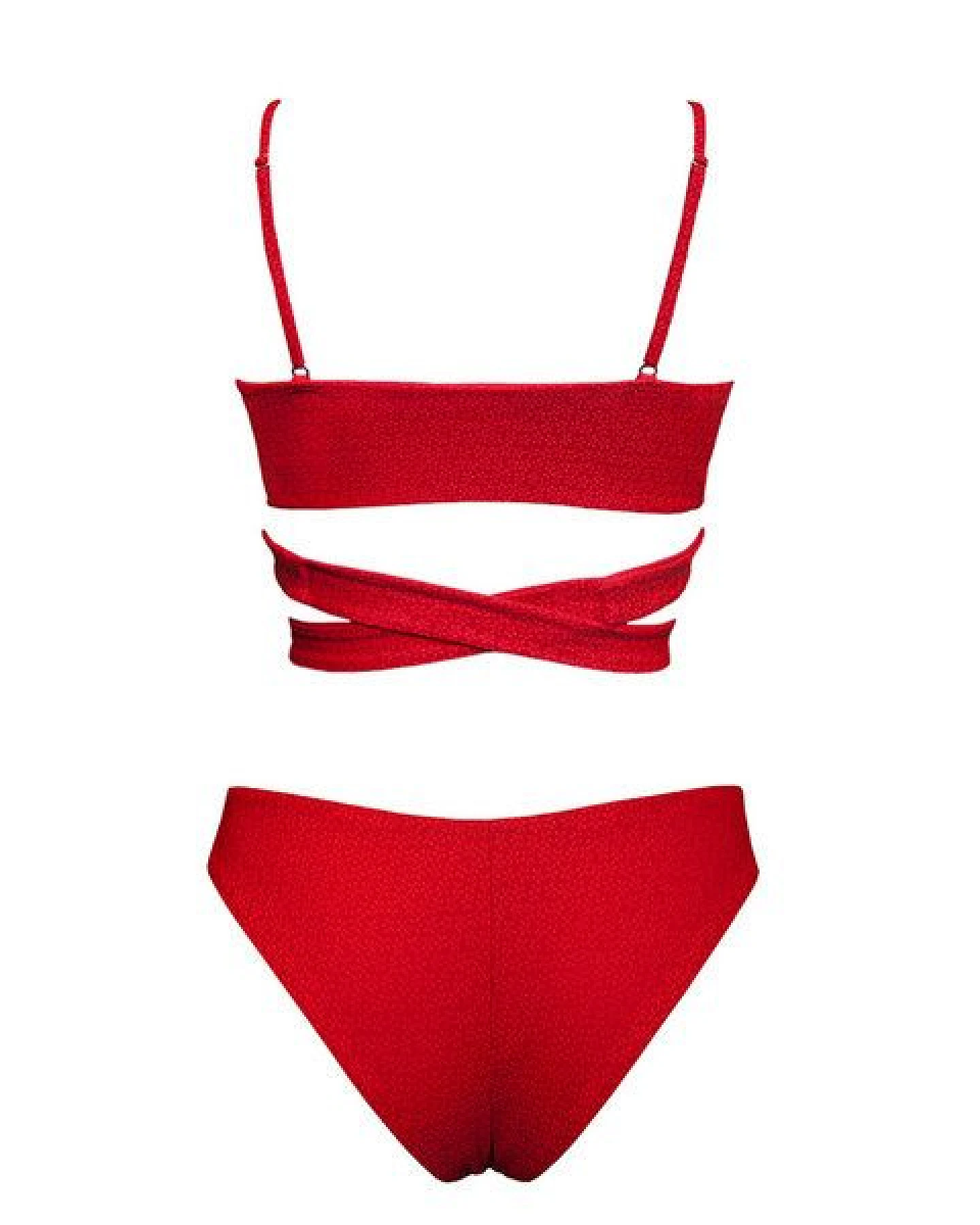 Anekdot Bikini Set Geranium Lin Top + Skyline Slim Slip – Ansicht 3