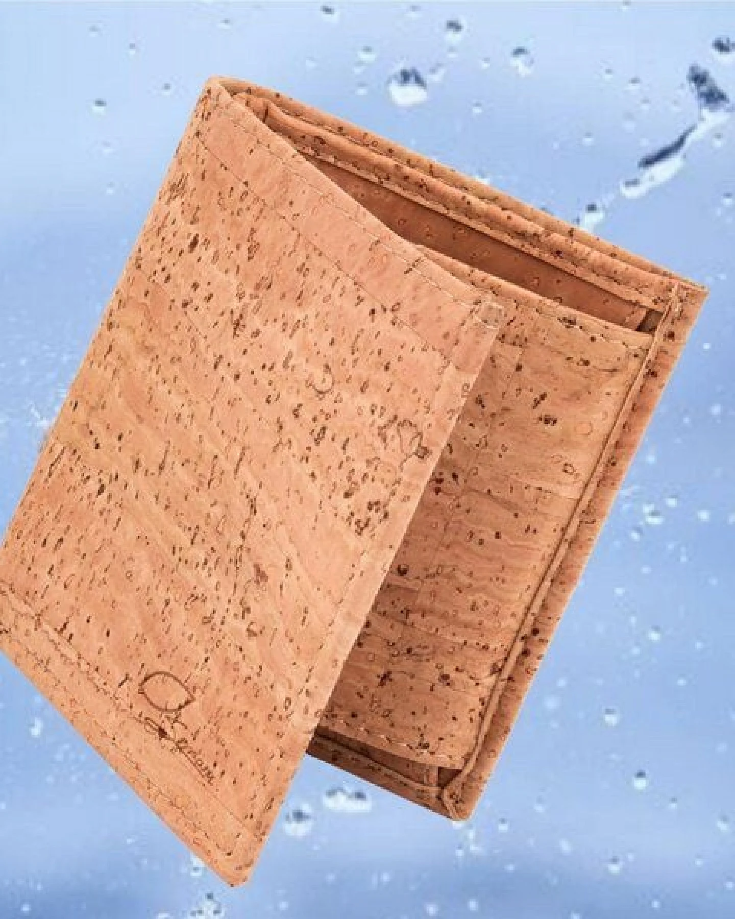 Simaru Mini Geldbörse aus Kork,Portemonnaie mit RFID schutz,Geldbeutel vegan – Ansicht 4