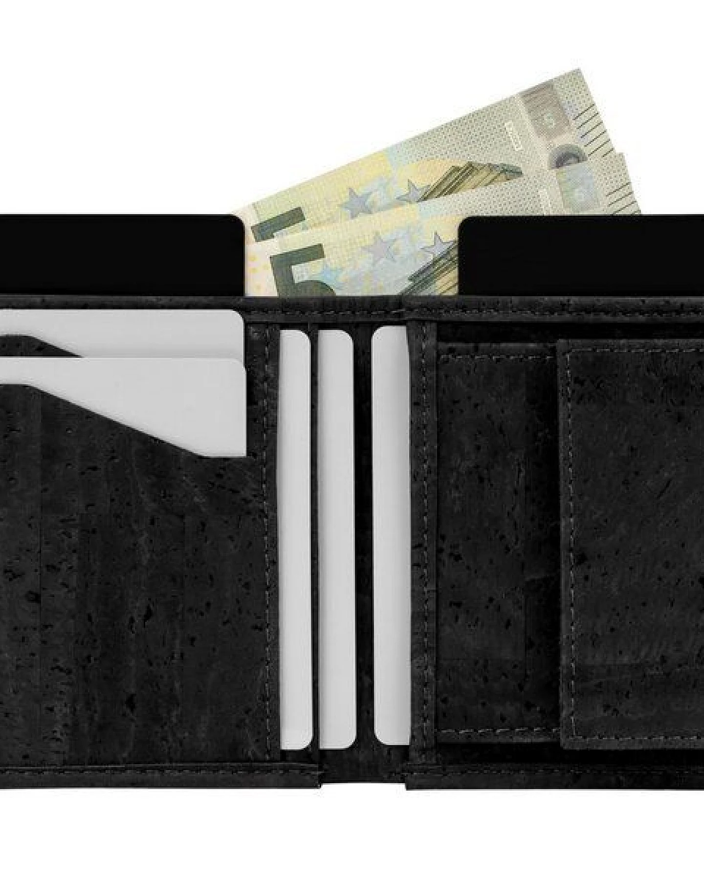 Simaru Mini Geldbörse aus Kork,Portemonnaie mit RFID schutz,Geldbeutel vegan – Ansicht 2