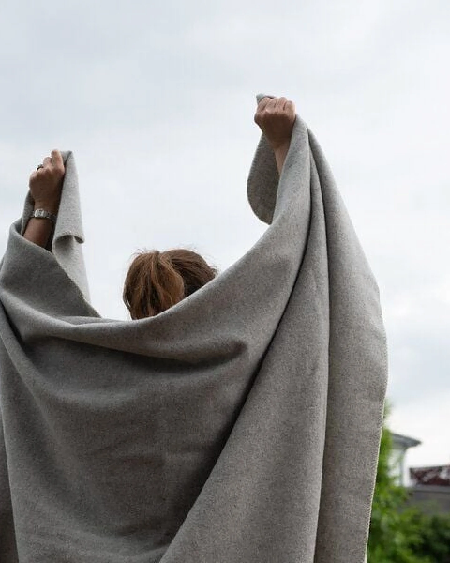 mio eco Große Yoga & Meditations Decke Elbwolle – Ansicht 4