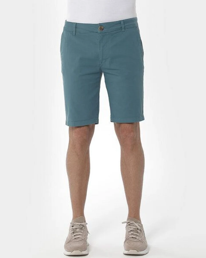 ORGANICATION Slim Chino-Shorts aus Bio-Baumwolle