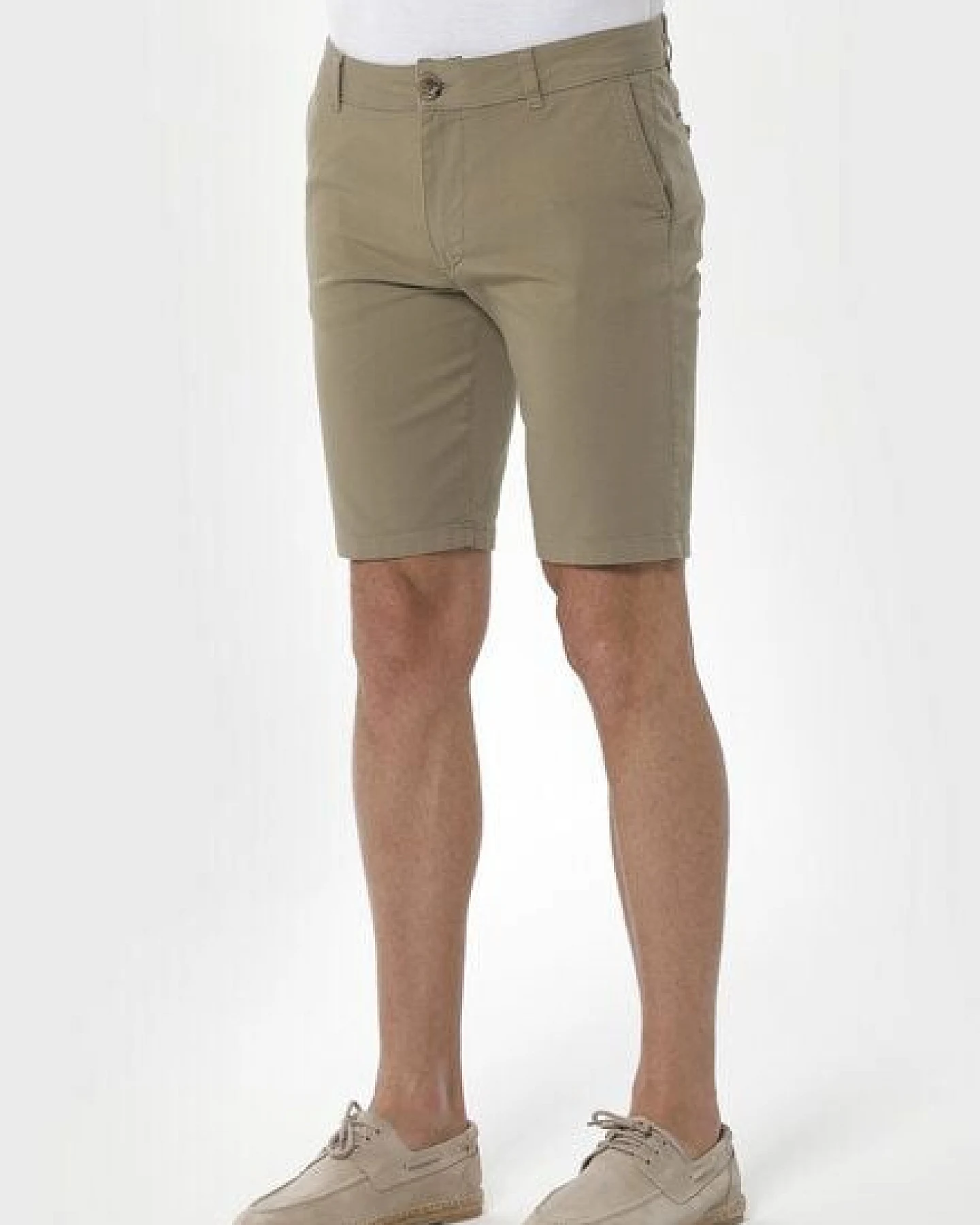 ORGANICATION Slim Chino-Shorts aus Bio-Baumwolle – Ansicht 3