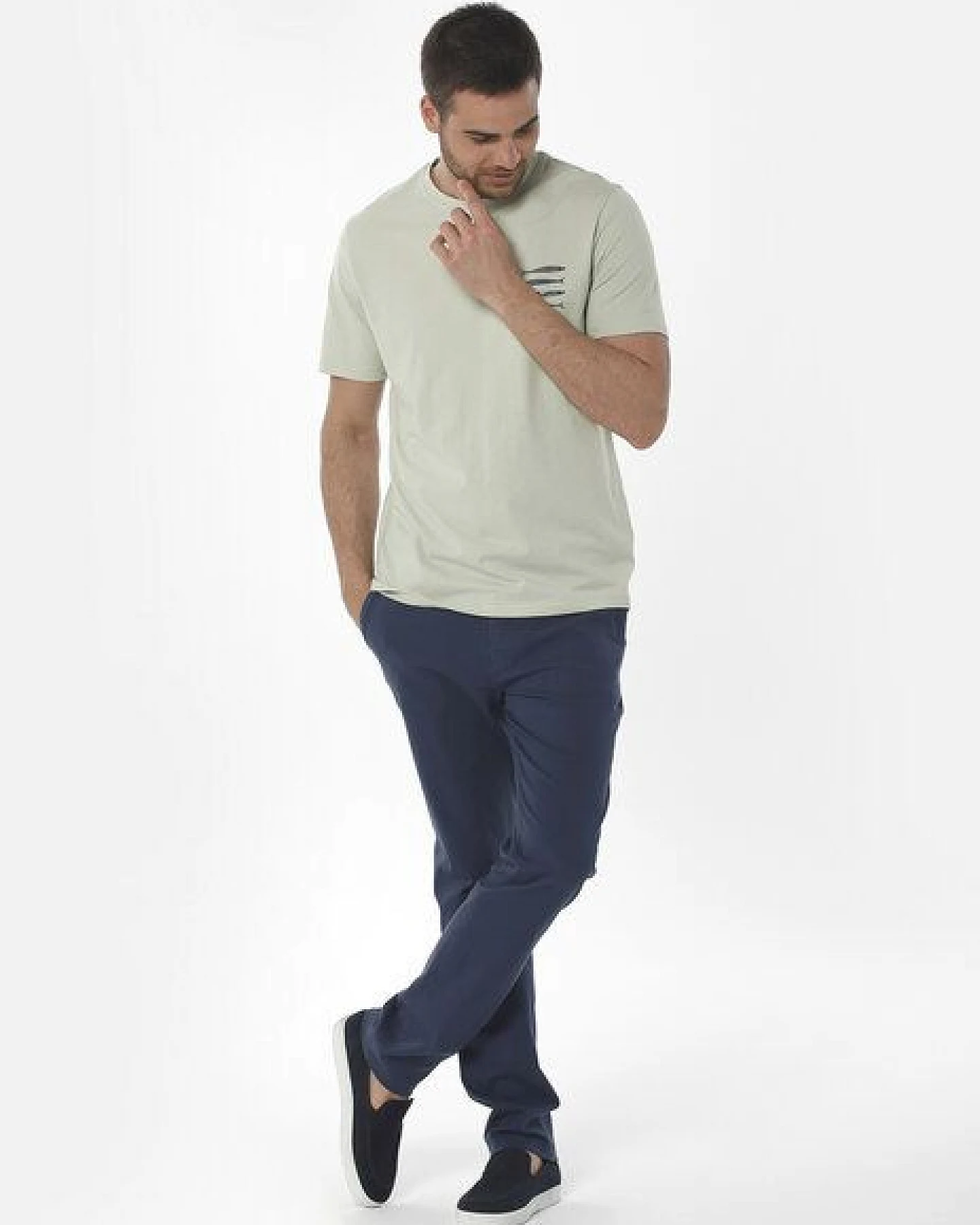 ORGANICATION Chino-Hose aus Bio-Baumwolle – Ansicht 2