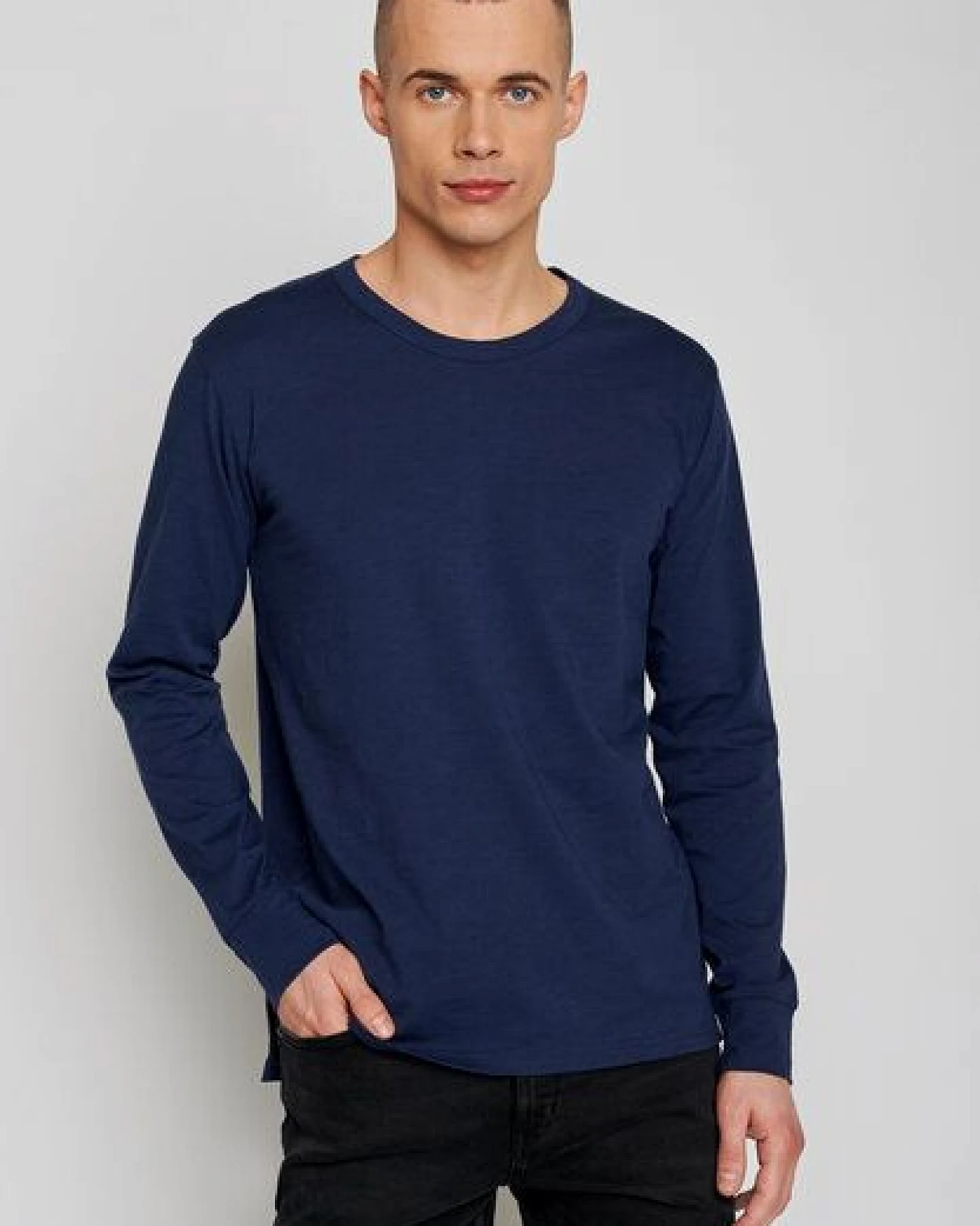 GREENBOMB Basic Raw - Longsleeve für Herren – Ansicht 2
