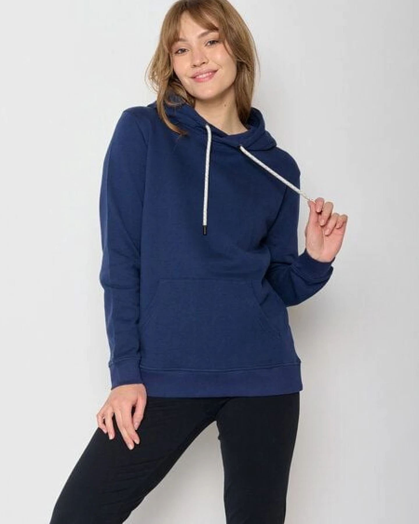 GREENBOMB Basic Chipper - Gemütlicher Hoodie aus Bio-Baumwolle / GOTS / Fair & Vegan – Ansicht 3
