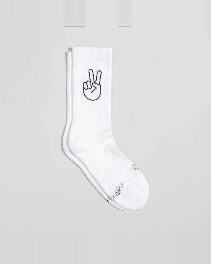 Fyngers Tennissocke aus Biobaumwolle - Style Peace - Fair Trade Made in Portugal