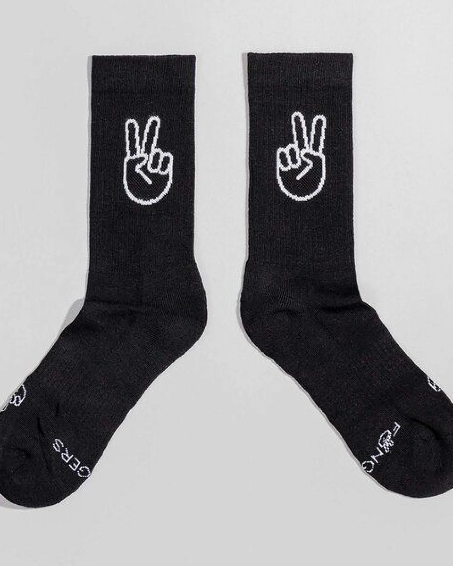 Fyngers Tennissocke aus Biobaumwolle - Style Peace - Fair Trade Made in Portugal – Ansicht 2