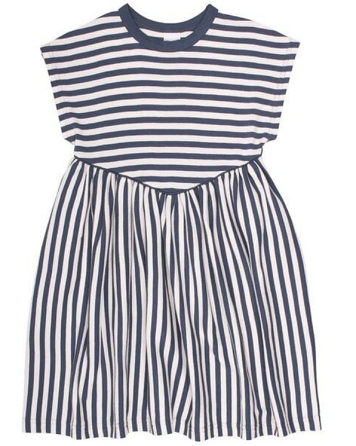 Fred's World by Green Cotton "Green Cotton" Kleid Streifen blau/weiß