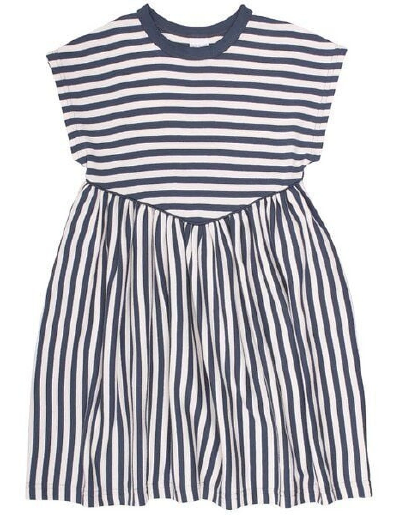 Fred's World by Green Cotton "Green Cotton" Kleid Streifen blau/weiß – Ansicht 2