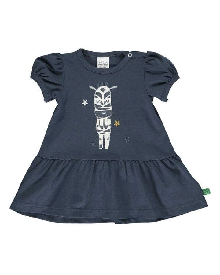 Fred's World by Green Cotton "Green Cotton" Kleid navy Animal