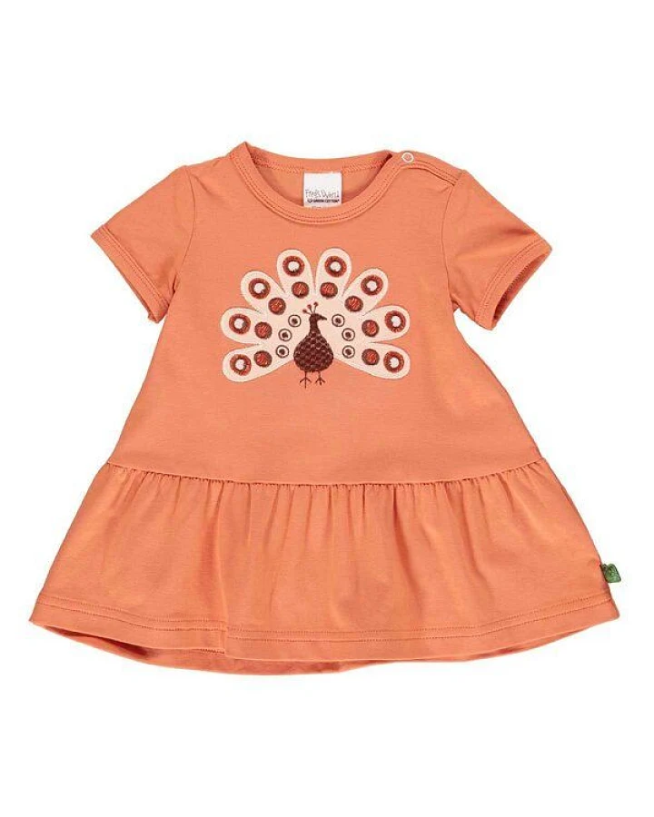 Fred's World by Green Cotton "Green Cotton" Kleid Pfau,melone