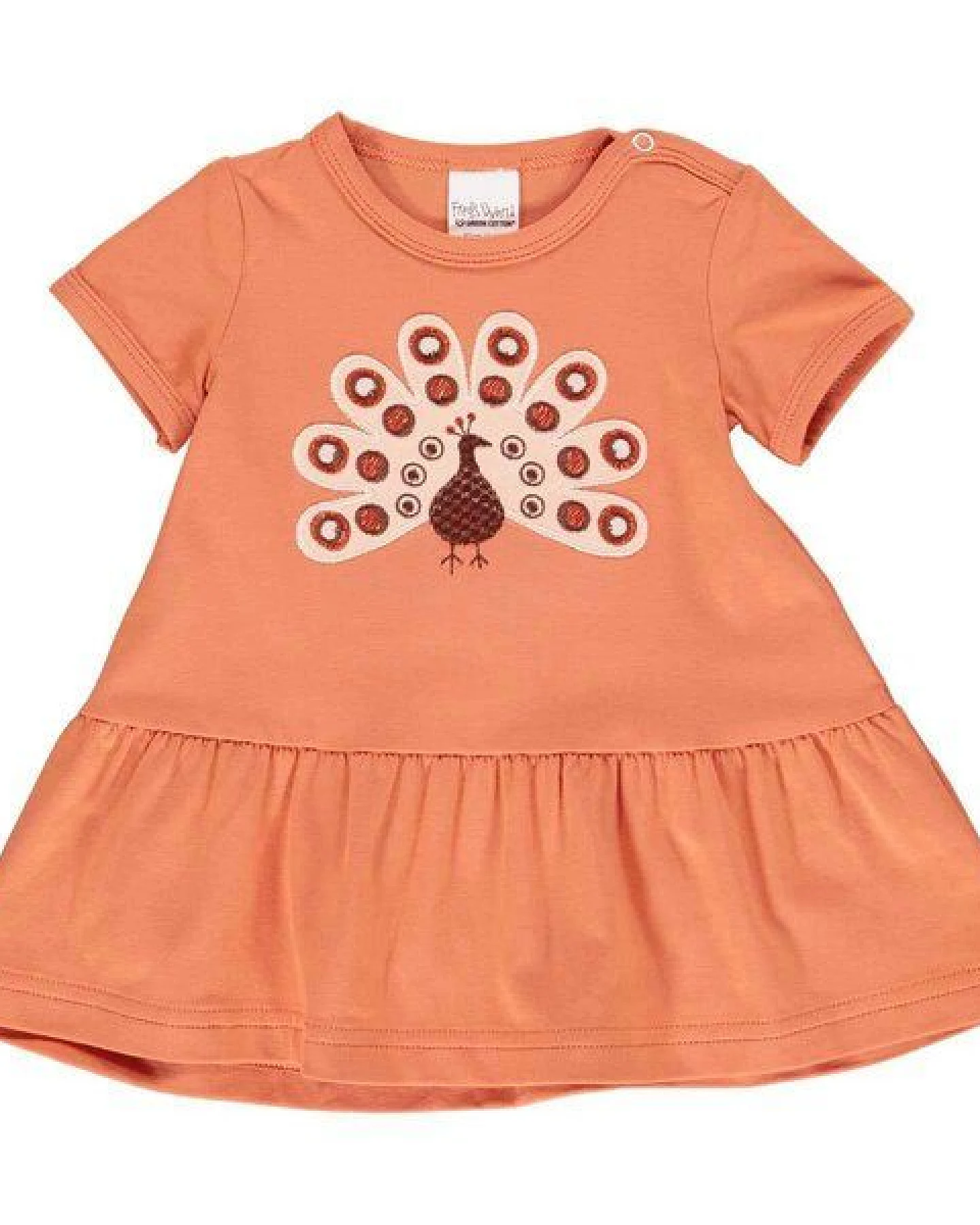 Fred's World by Green Cotton "Green Cotton" Kleid Pfau,melone – Ansicht 2