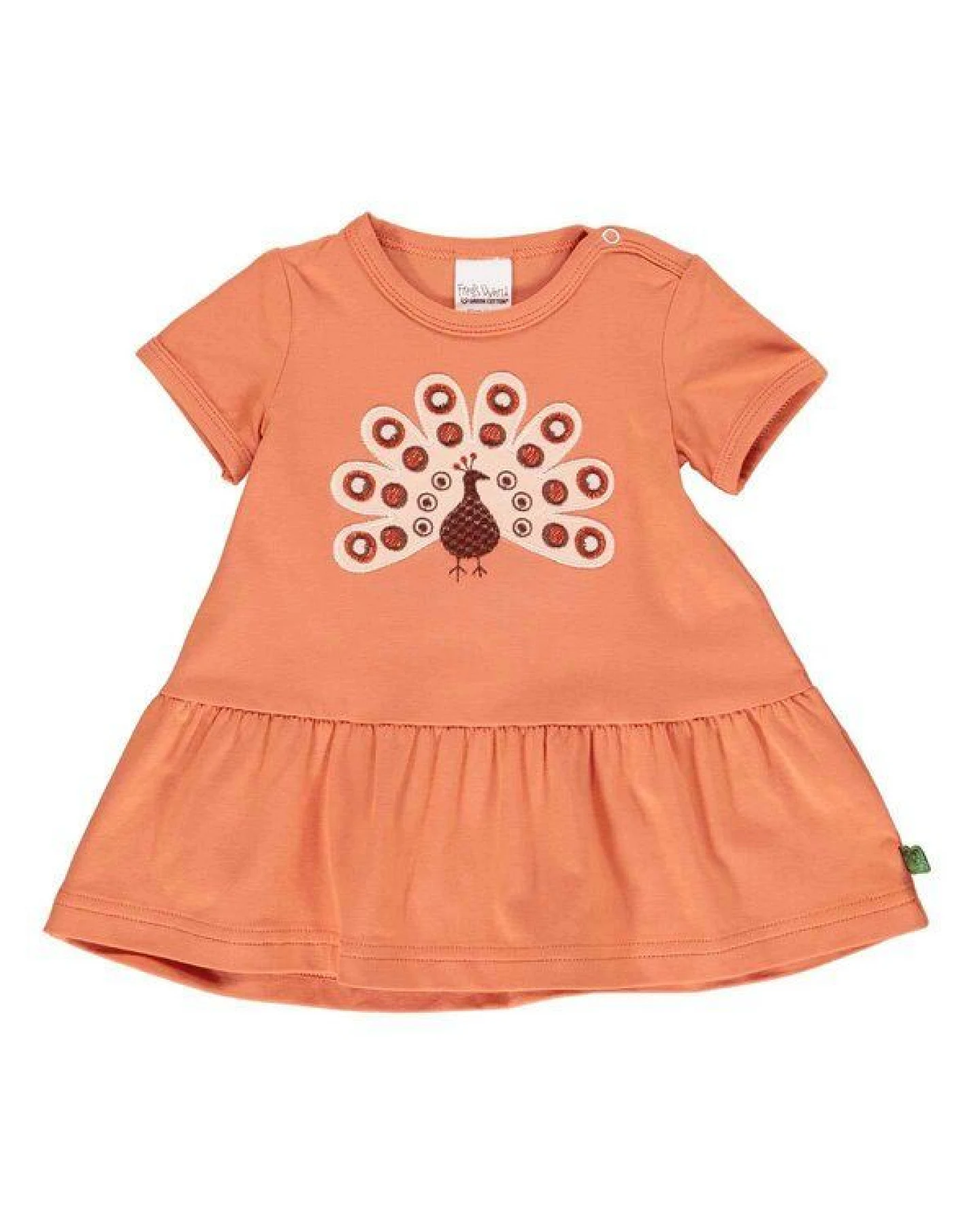 Fred's World by Green Cotton "Green Cotton" Kleid Pfau,melone – Ansicht 2