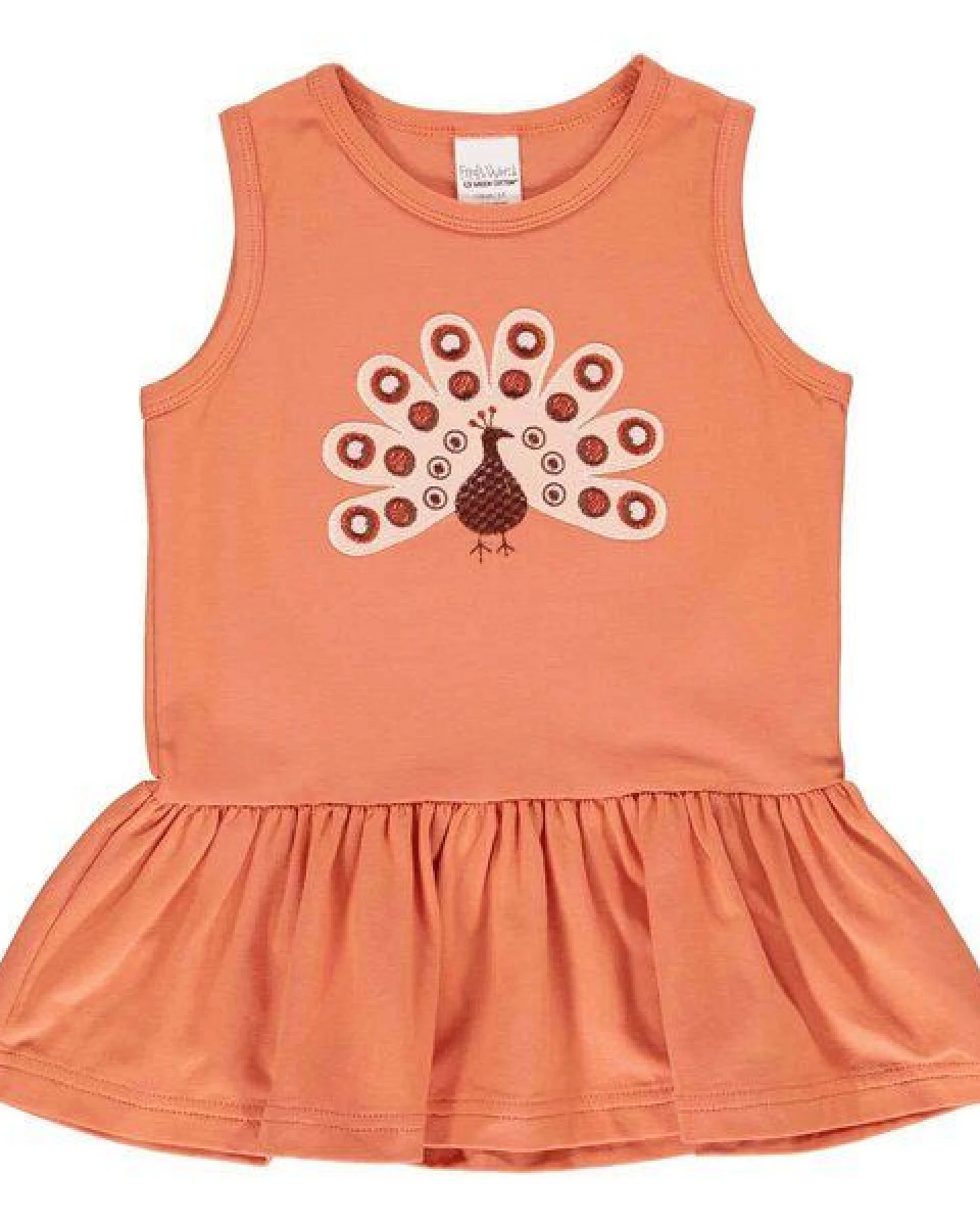 "Green Cotton" Top, Pfau – Ansicht 2