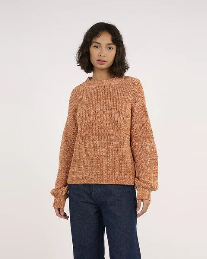 KnowledgeCotton Apparel Strickpullover - Crew Neck - aus Bio-Baumwolle