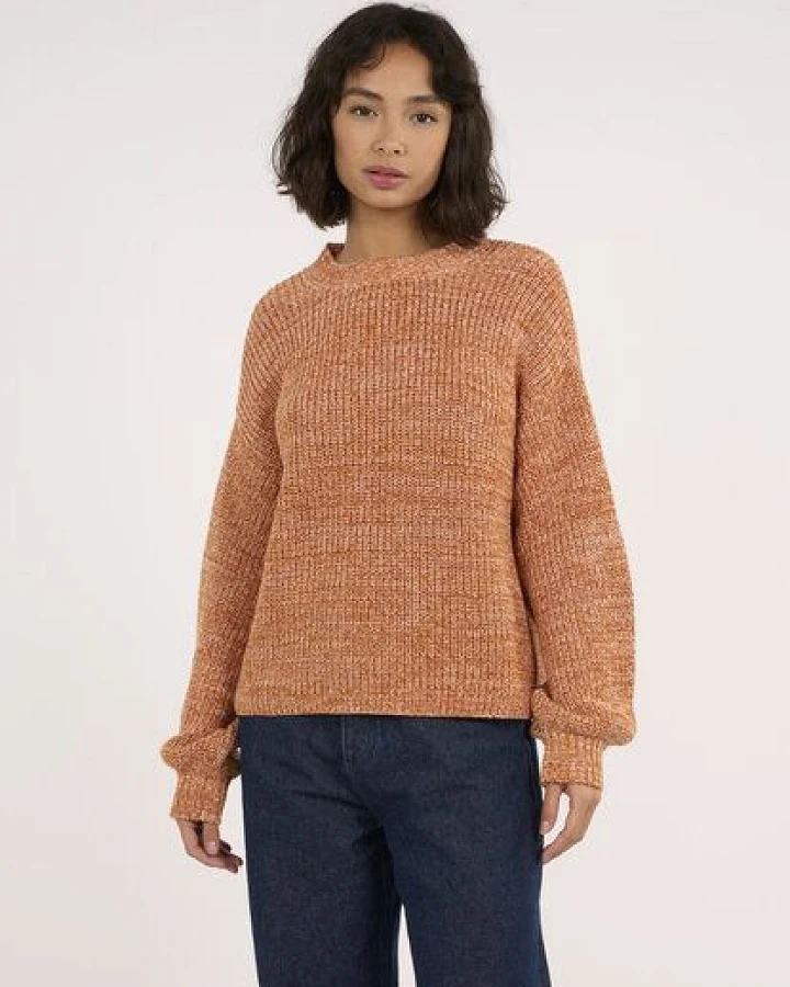 KnowledgeCotton Apparel Strickpullover - Crew Neck - aus Bio-Baumwolle