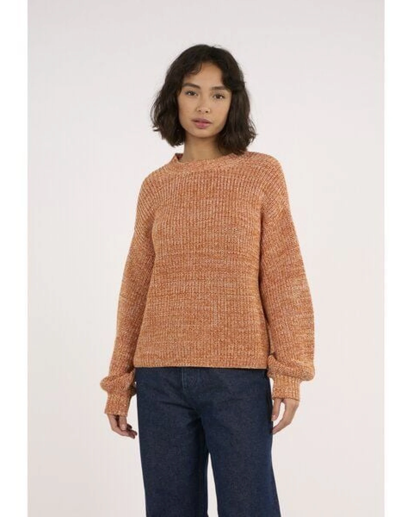 KnowledgeCotton Apparel Strickpullover - Crew Neck - aus Bio-Baumwolle – Ansicht 2