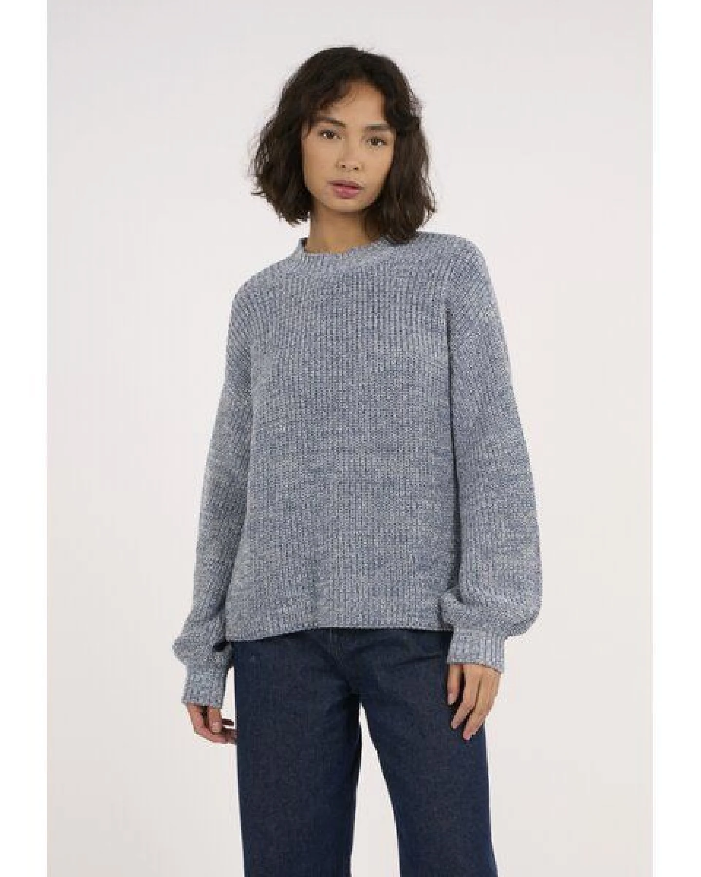 KnowledgeCotton Apparel Strickpullover - Crew Neck - aus Bio-Baumwolle – Ansicht 2