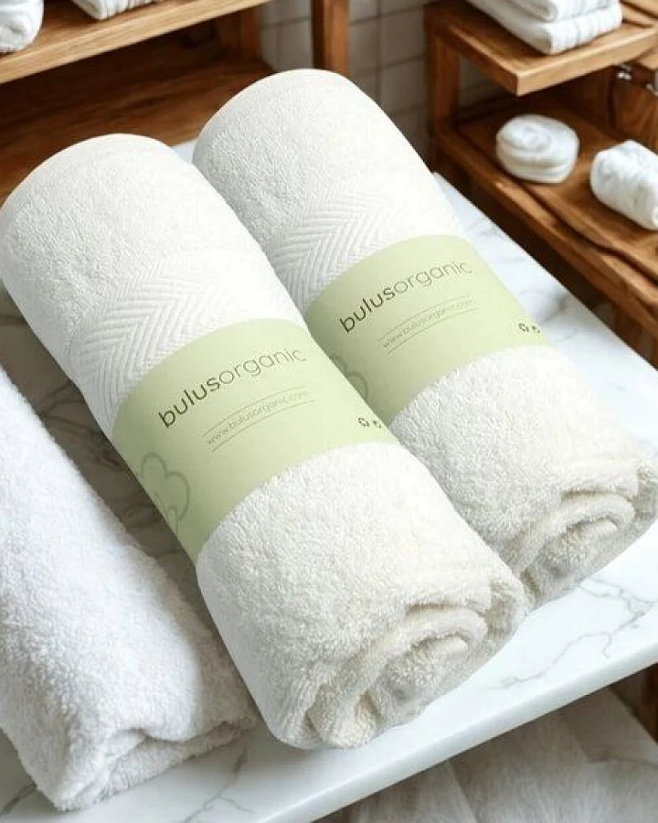BLS Organic Handtuch Doppelpack 50x100 cm 100 % Bio-Baumwolle GOTS zertifiziert