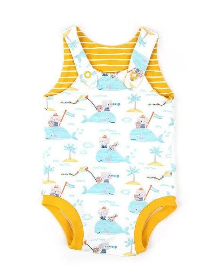 Sternchenwolke BIO Sommerstrampler "Travel Bear"
