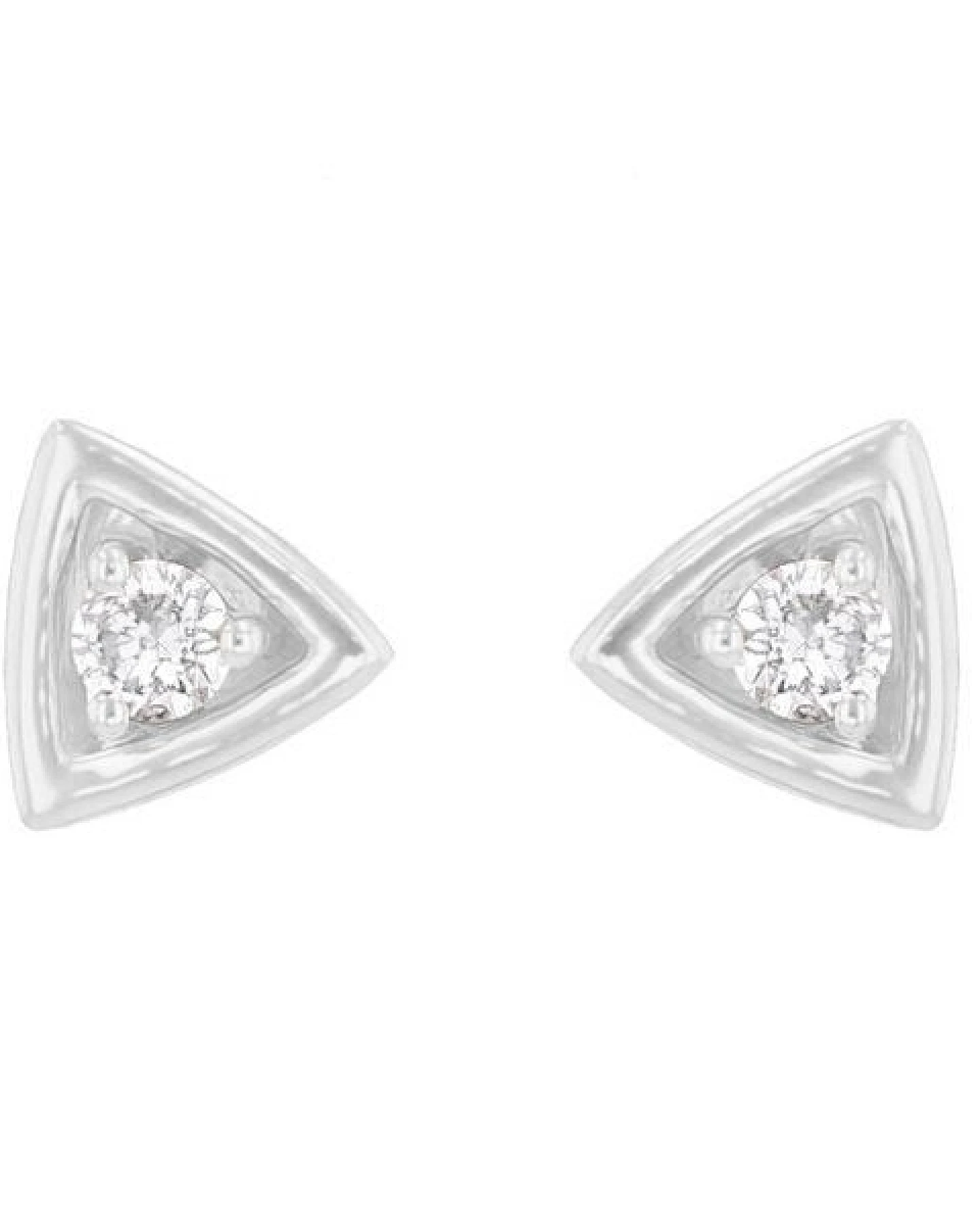 Eppi Dreieckige Ohrstecker 2in1 mit Lab Grown Diamanten Macie – Ansicht 3