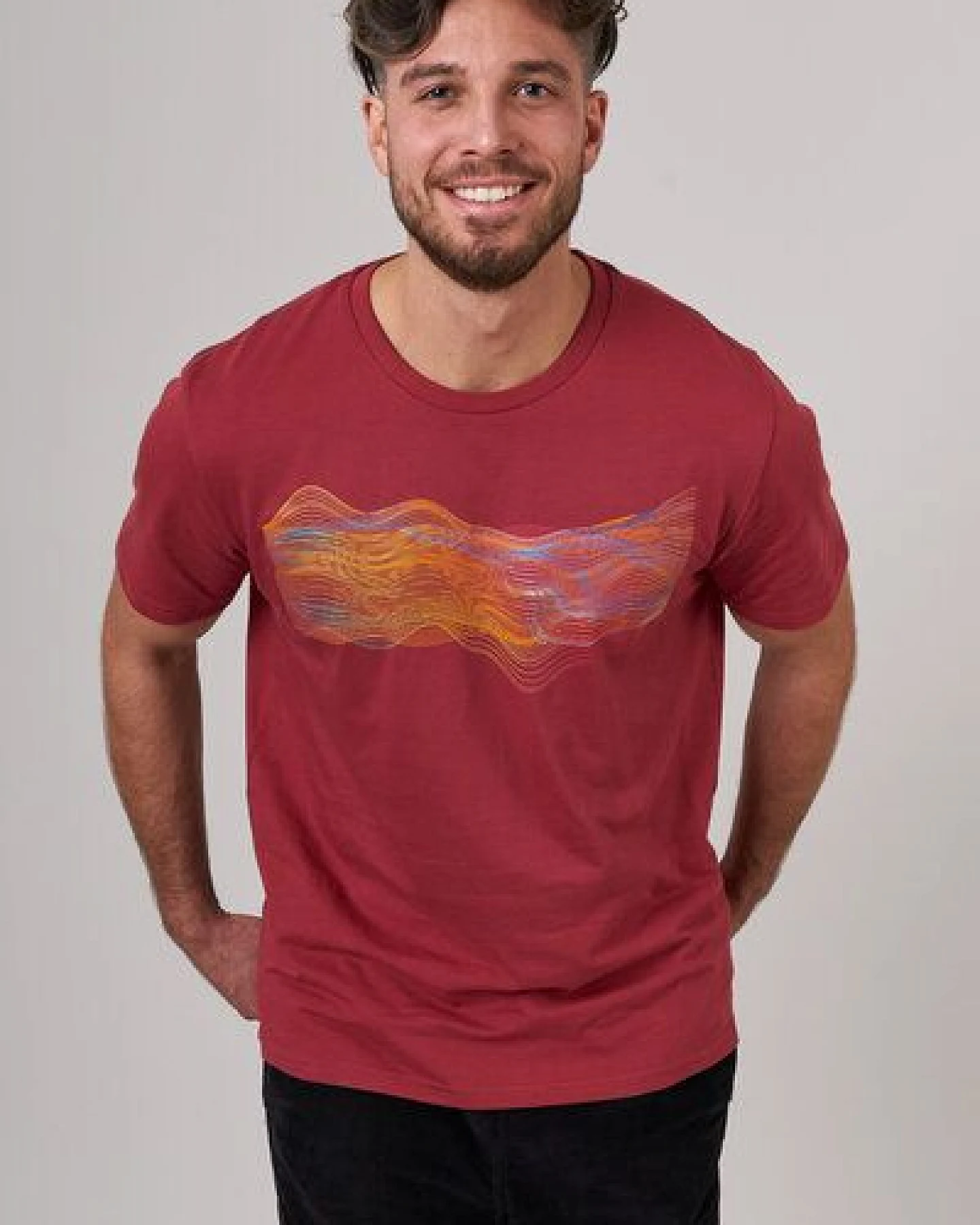 Kultgut Artdesign - Biofair - Klassik-Shirt / Colorful Vibes – Ansicht 3