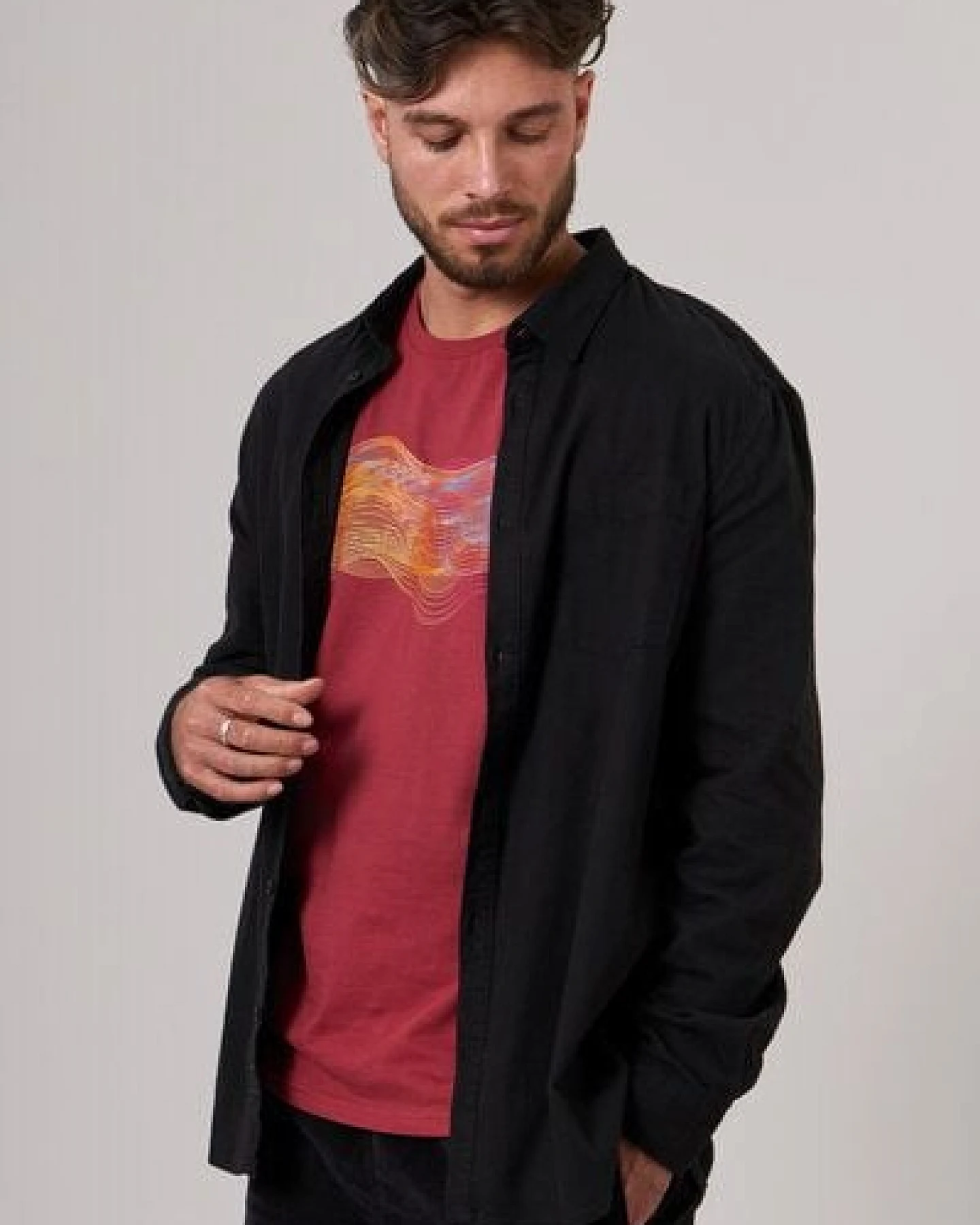 Kultgut Artdesign - Biofair - Klassik-Shirt / Colorful Vibes – Ansicht 4