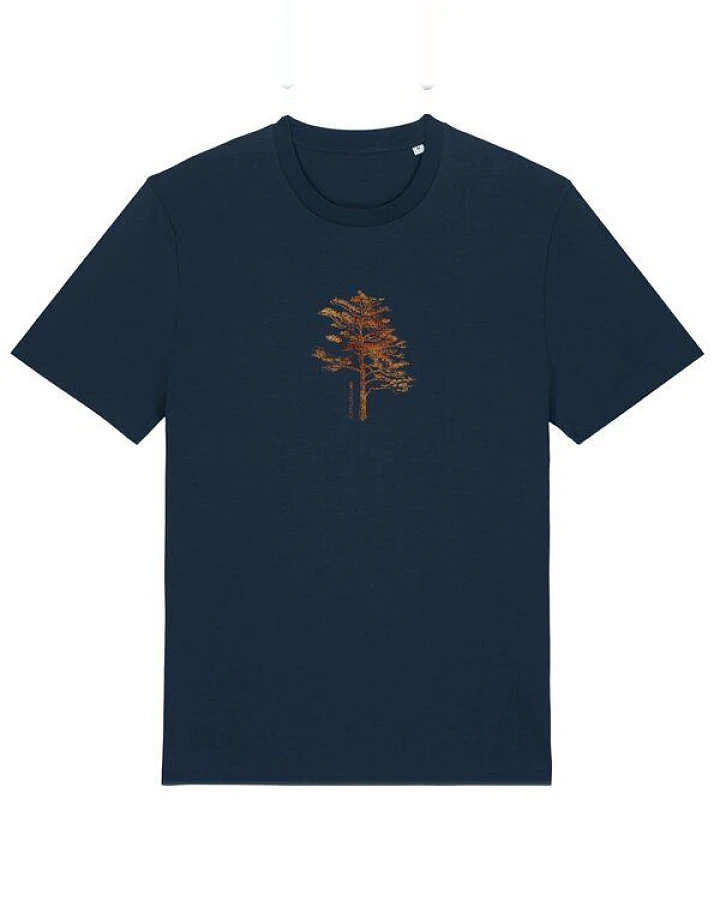Kultgut Echte Holzoptik- Weiches Shirt - 100% Biobaumwolle / Wertschätzung Tree