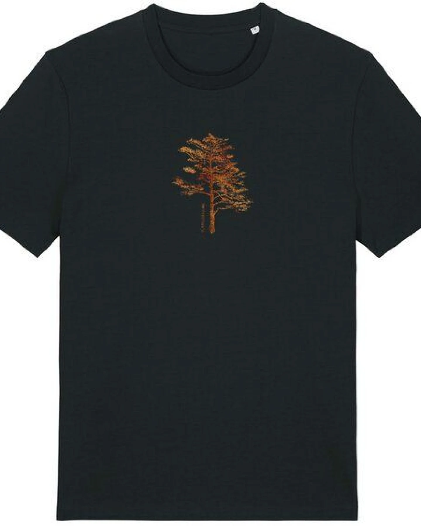 Kultgut Echte Holzoptik- Weiches Shirt - 100% Biobaumwolle / Wertschätzung Tree – Ansicht 2