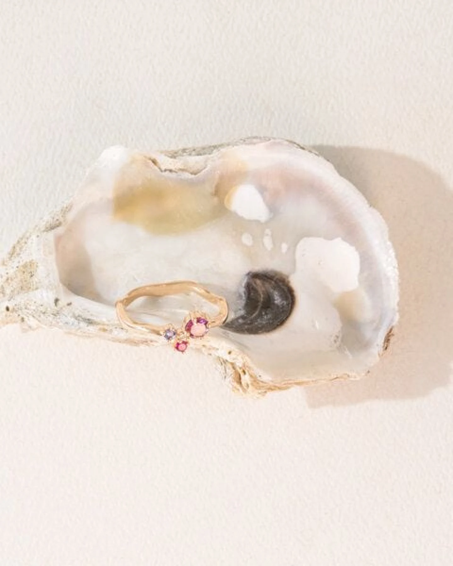 Eppi Cluster-Ring mit Turmalin, Tansanit, Rubin und einem Diamanten Roche – Ansicht 4