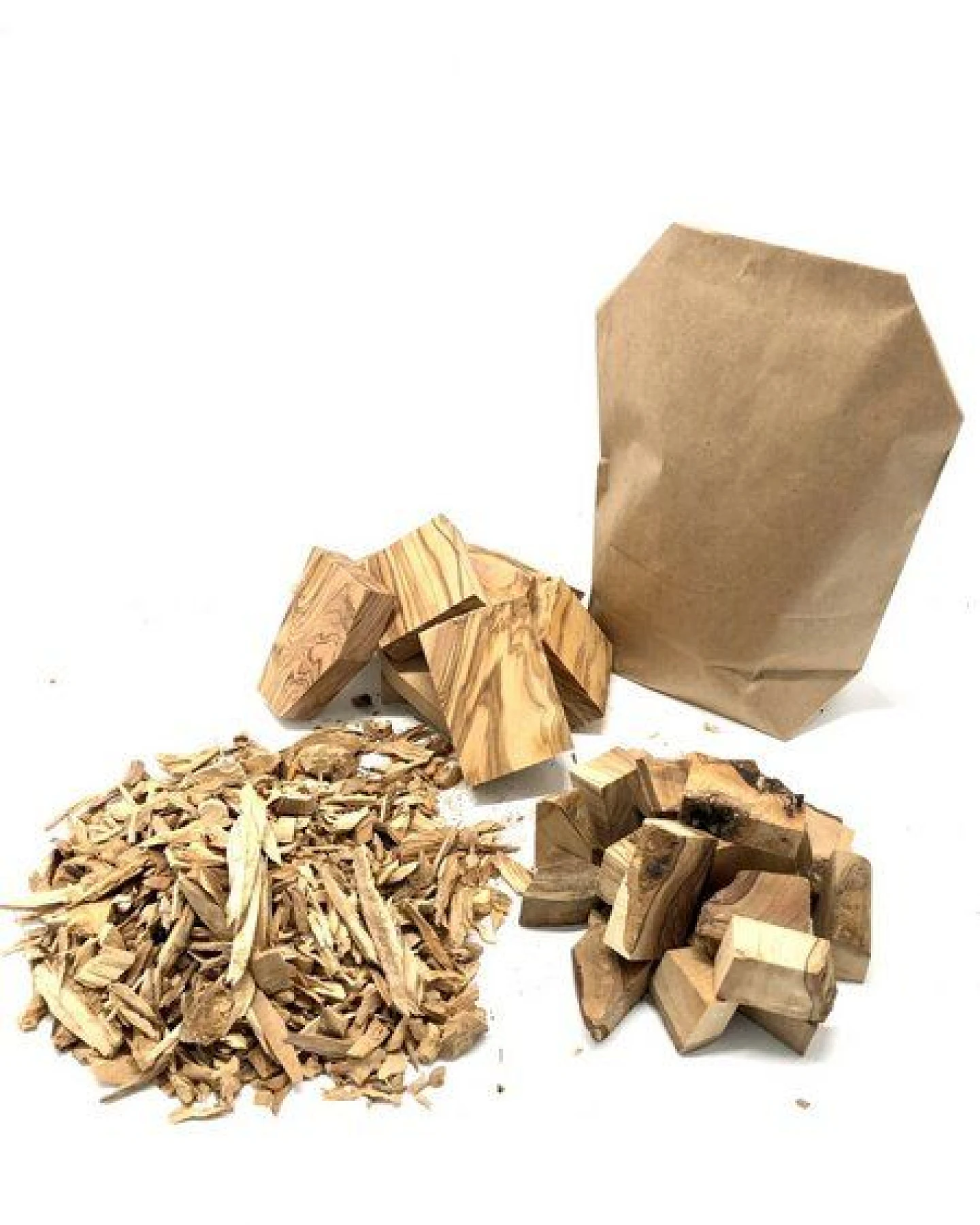 Olivenholz erleben BBQ-Chunks oder Chips zum Smoken (1 kg) aus Olivenholz – Ansicht 2