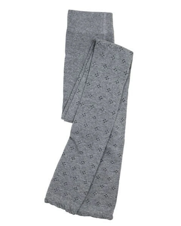 grödo Damen Legging Rhombenmuster Bio Baumwolle Elasthan