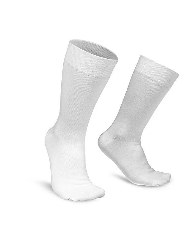 flat design by Mareike Kriesten 4, 8, 12 Paar Bio-Baumwollsocken weiß, fair hergestellt in Portugal (EU), vegan