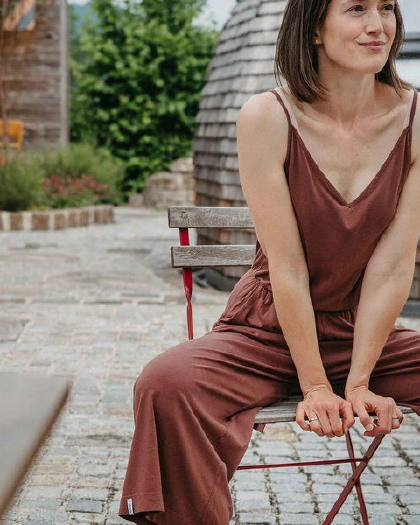 Vresh Clothing Velicity - Jumpsuit mit TENCEL (TM) Lyocell – Ansicht 2