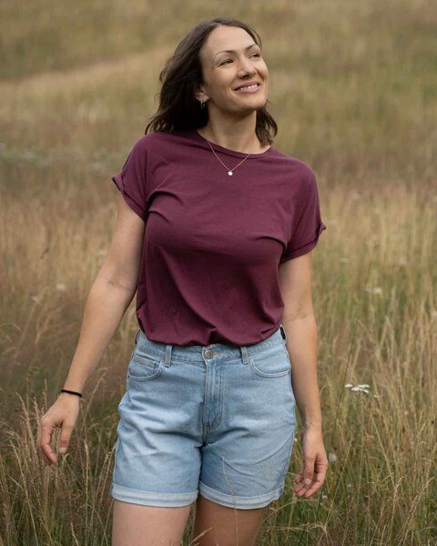 Vresh Clothing Vranziska - Kimono T-Shirt mit TENCEL (TM) Lyocell – Ansicht 4