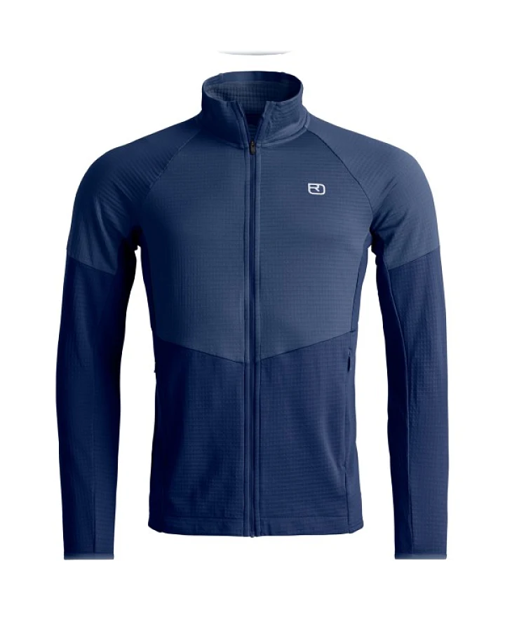 Ortovox - Fleece Light Grid Jacket - Fleecejacke Gr XL blau