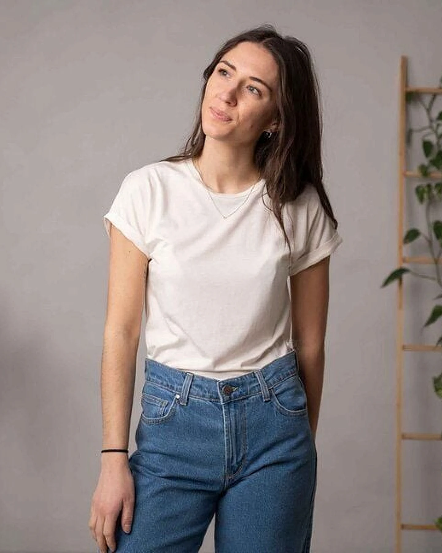 Vresh Clothing Vranziska - Kimono T-Shirt mit TENCEL (TM) Lyocell – Ansicht 3