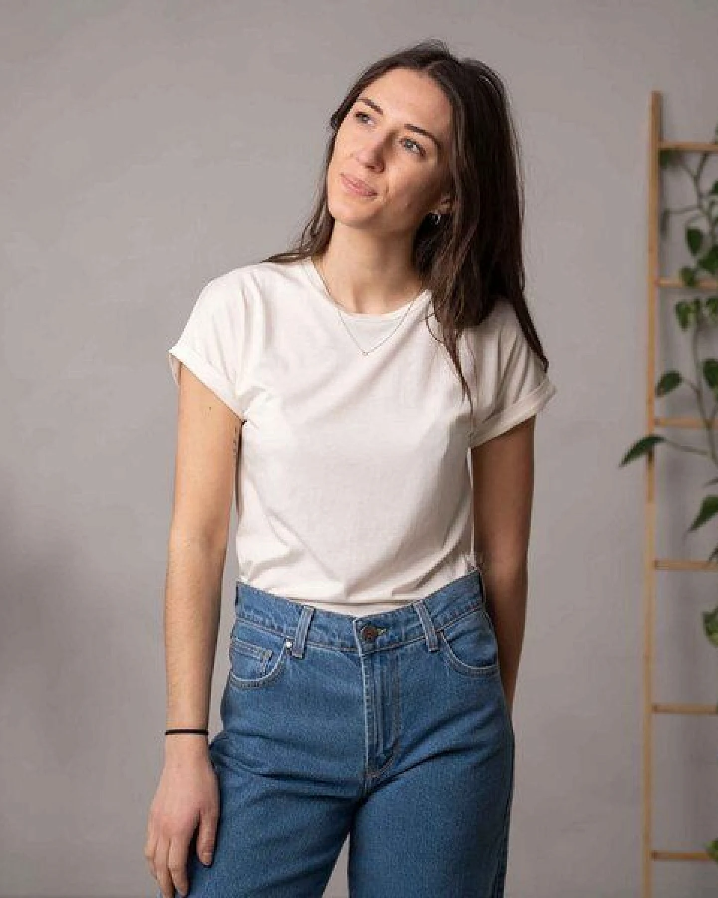 Vresh Clothing Vranziska - Kimono T-Shirt mit TENCEL (TM) Lyocell – Ansicht 4