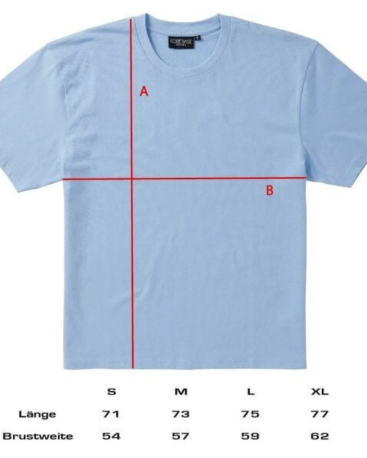 COREBASE T-Shirt "BoxFit" aus 100% Bio-Baumwolle – Ansicht 4