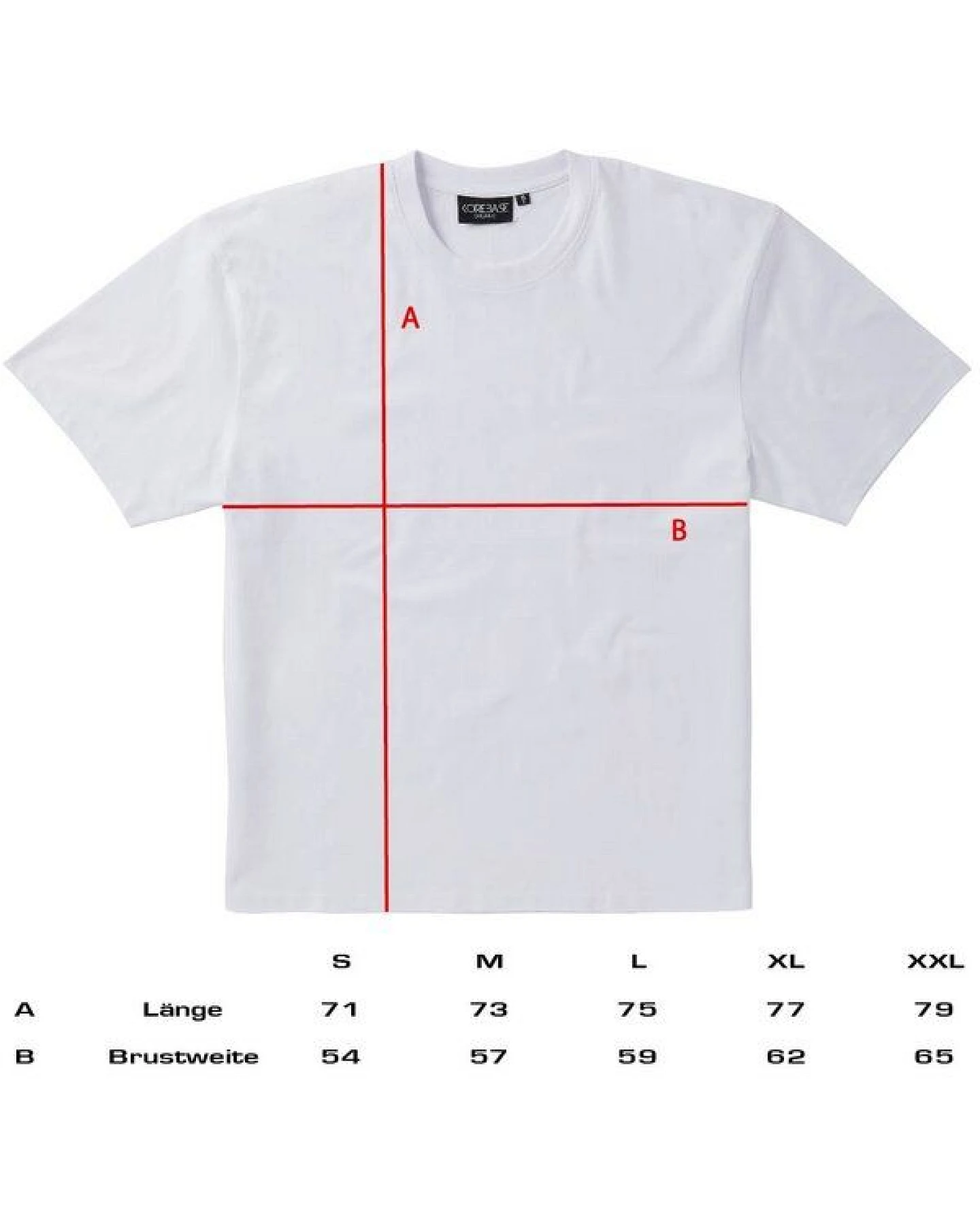 COREBASE T-Shirt "BoxFit" aus 100% Bio-Baumwolle – Ansicht 3