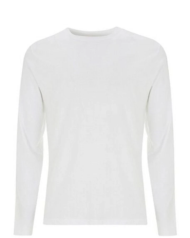Earth Positive Unisex Langarm Shirt reiner Bio Baumwolle