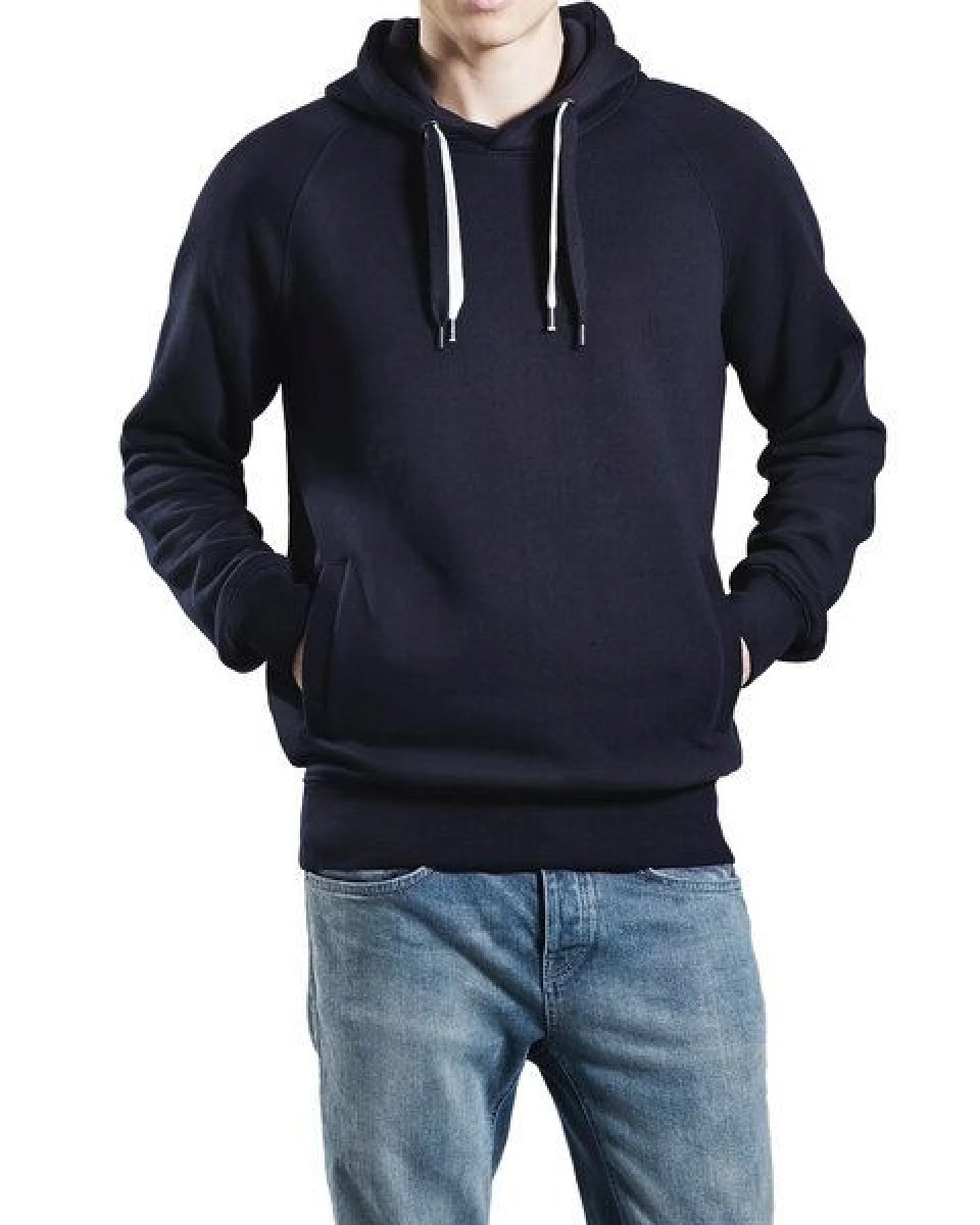 Earth Positive Unisex Pullover Hoody Raglan aus Bio-Baumwolle – Ansicht 3