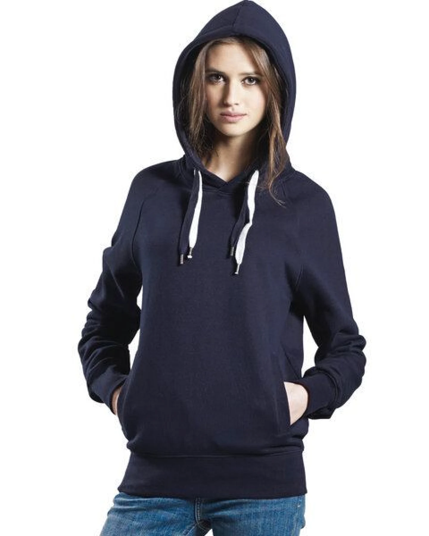 Earth Positive Unisex Pullover Hoody Raglan aus Bio-Baumwolle – Ansicht 2