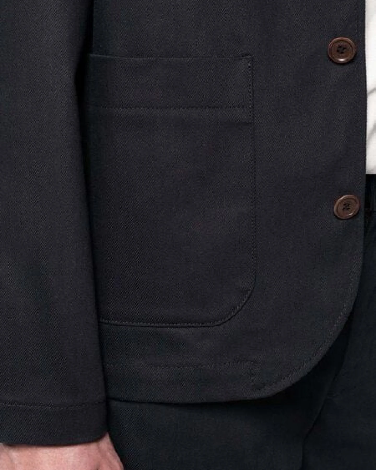 Nudie Jeans Bequemer Blazer - Abraham Jacket - aus Baumwolle (bio) – Ansicht 3