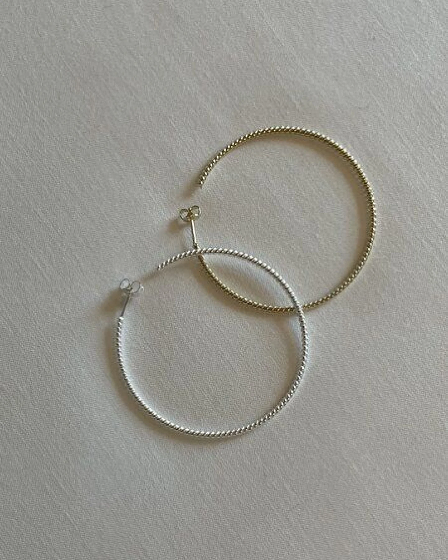 noemvri fashion label big Swirl hoops – Ansicht 2