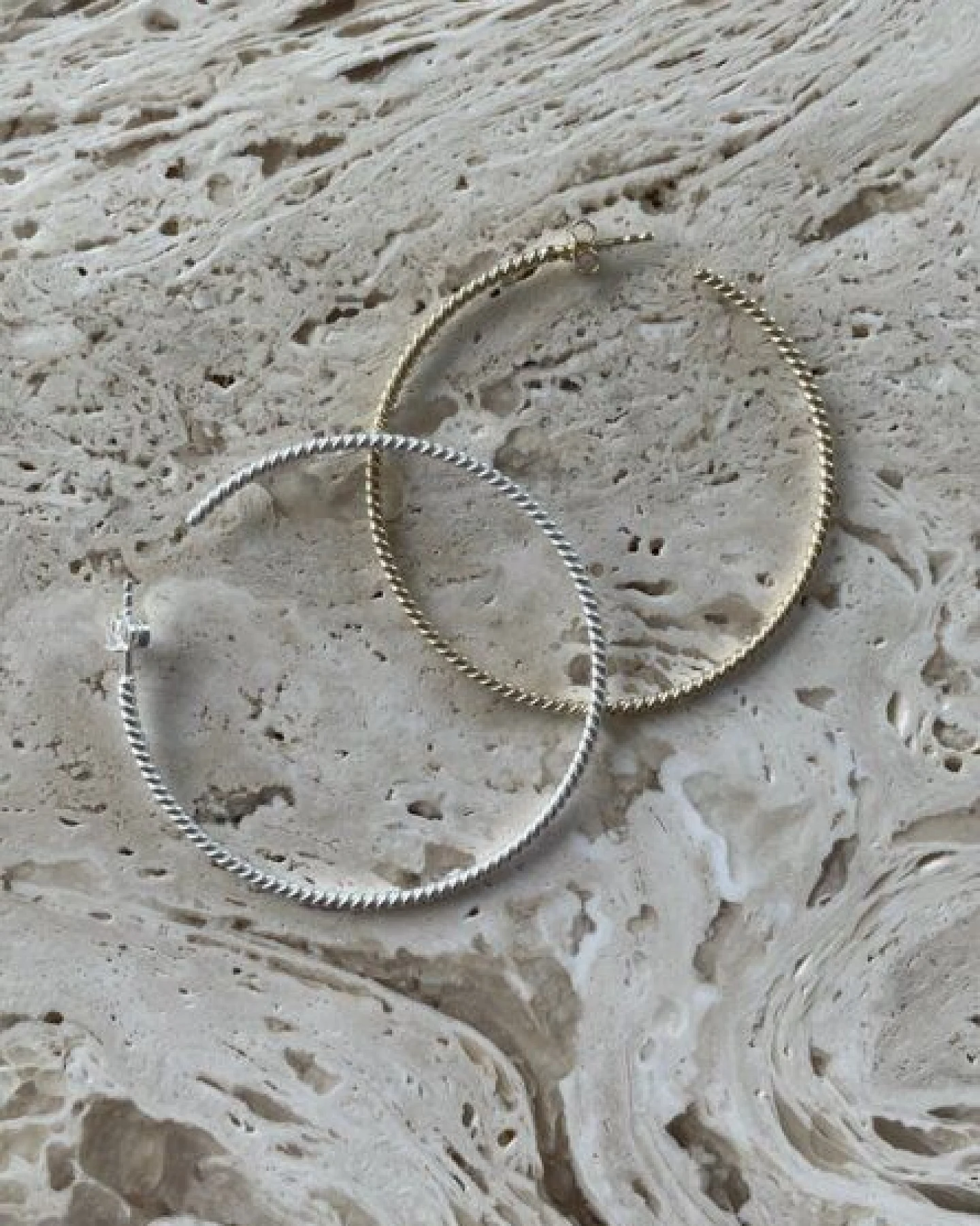 noemvri fashion label big Swirl hoops – Ansicht 4