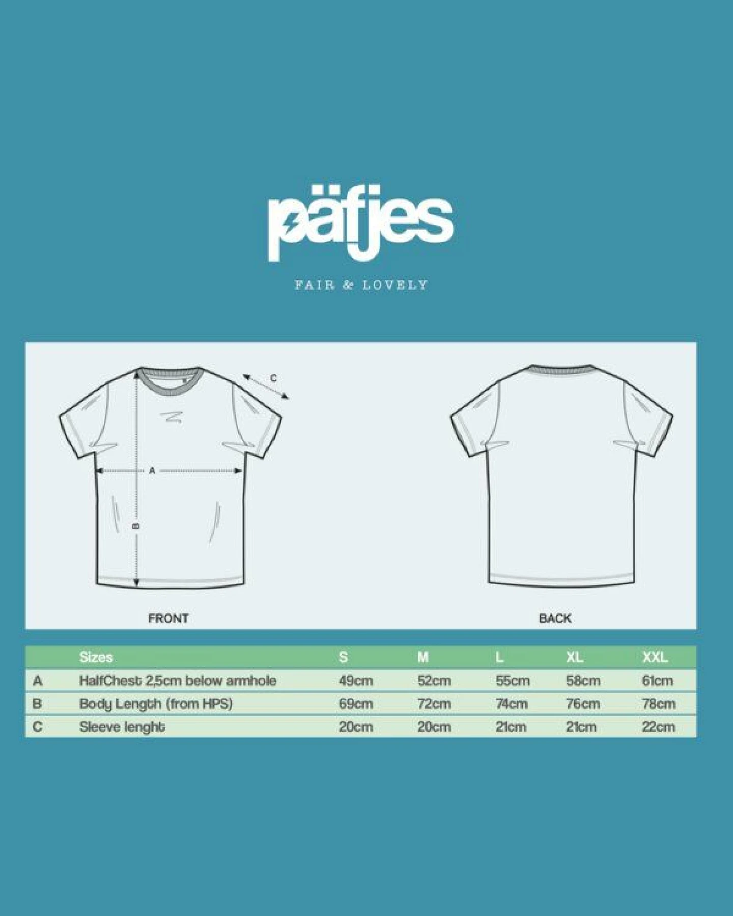 päfjes Gravelride - Gravel Brust - Fair Wear Männer T-Shirt - White – Ansicht 3