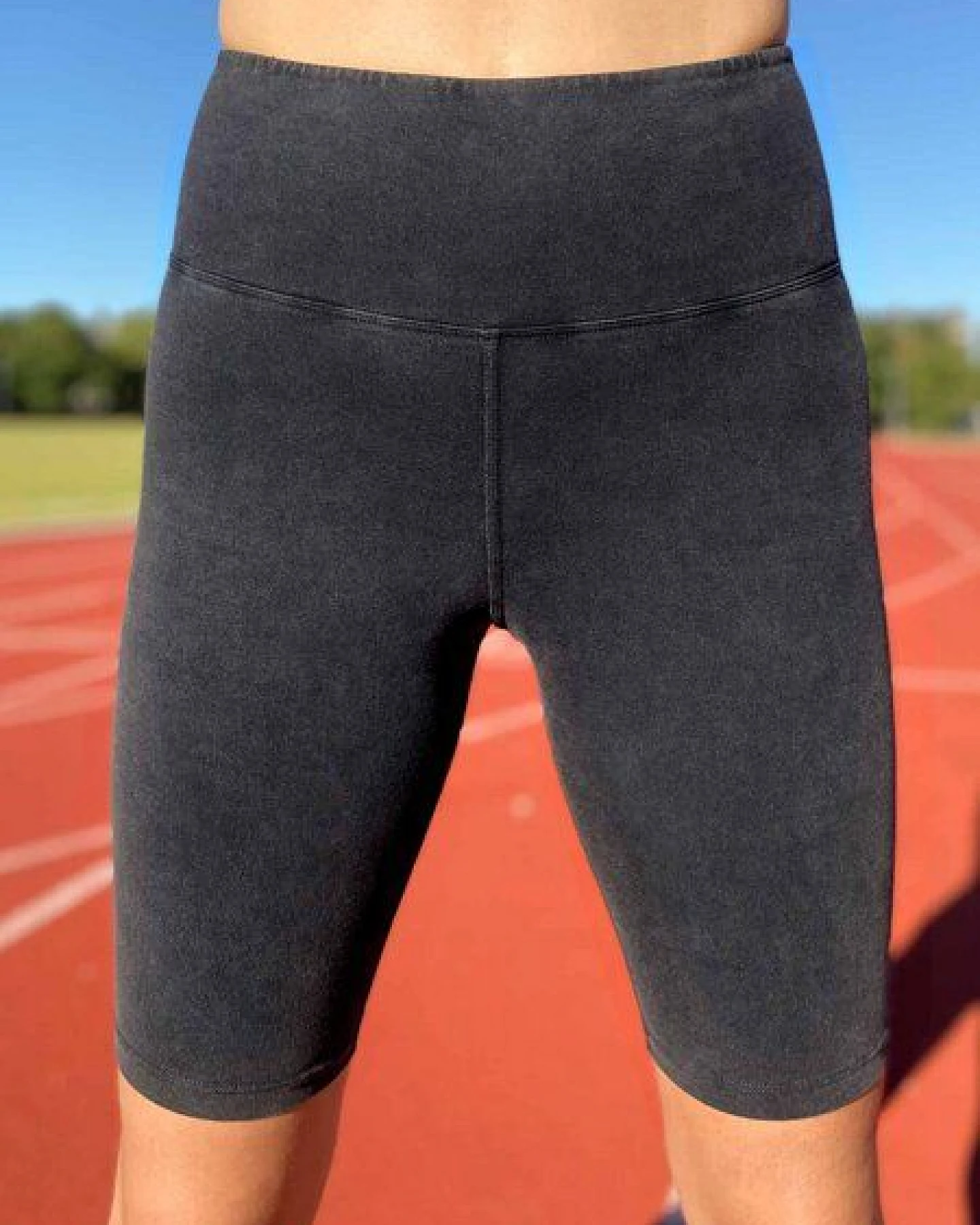 nice to meet me Essential Biker aus Biobaumwolle - Tie Dye Radlerhose – Ansicht 3