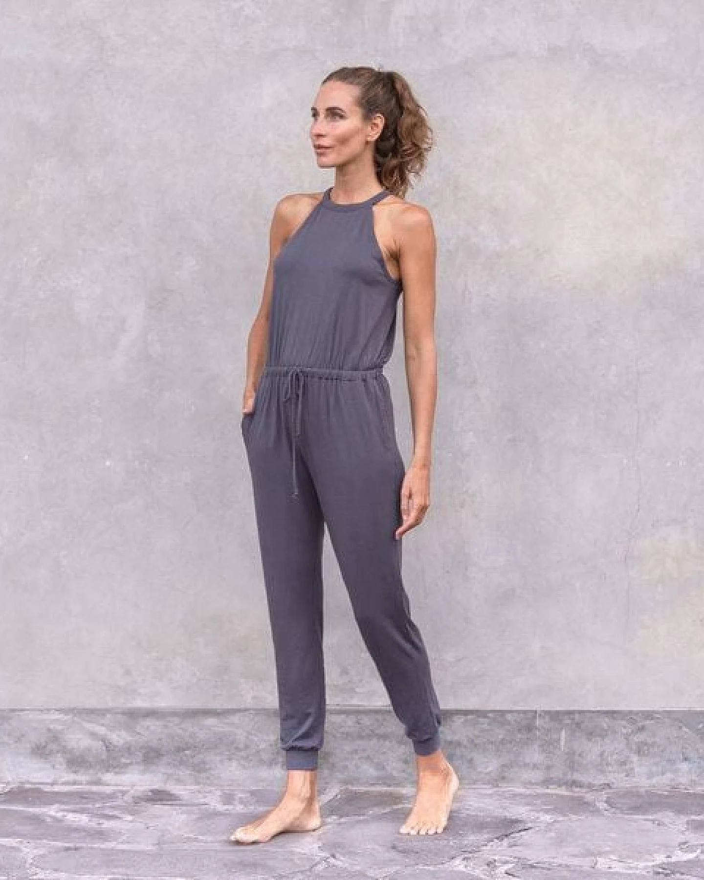 Jaya PARIS - Jumpsuit aus Bambus/Biobaumwollmix – Ansicht 2