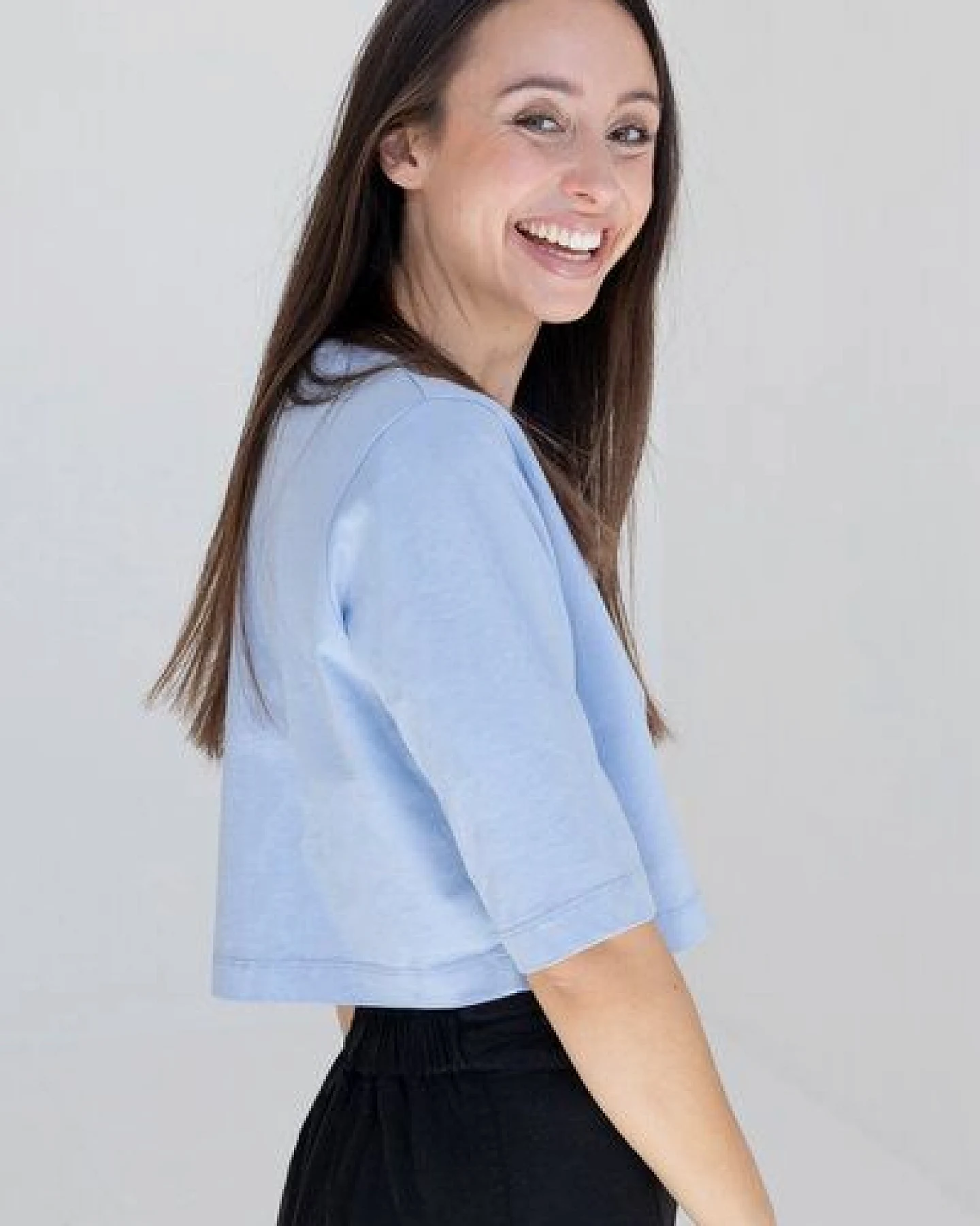 Marenika Crop-Top Elisa aus Bio-Baumwolle – Ansicht 2